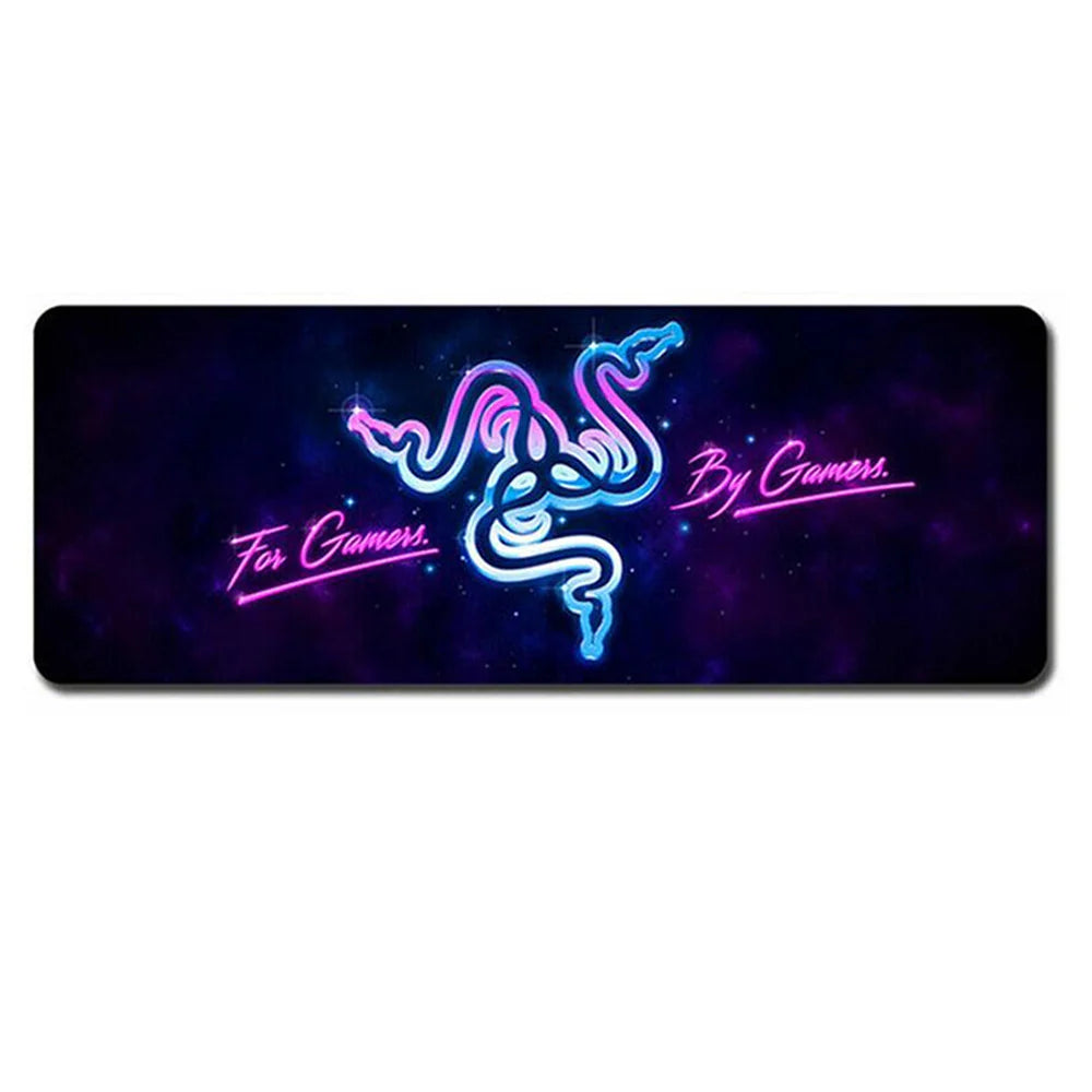 Gaming Keyboard and Mouse Pad Extended Desk Mat 800x300mm Non Slip Base - 18