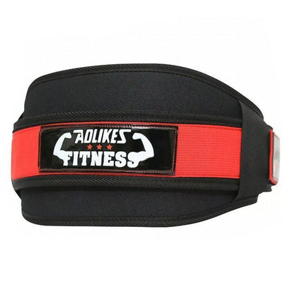 Fitness Weight Lifting Belt Barbell Dumbell Training Back Support Men Women XL - Yellow-XL