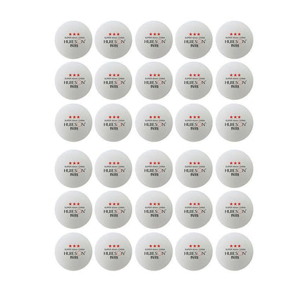 30PCS 3-Star Table Tennis Balls Professional Pingpong Ball Training Ball 40mm - White