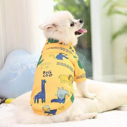 XS Cute Pet Dog Warm Jumper Sweater Clothes Cat Knitwear Knitted Coats Winter - Pink Lion