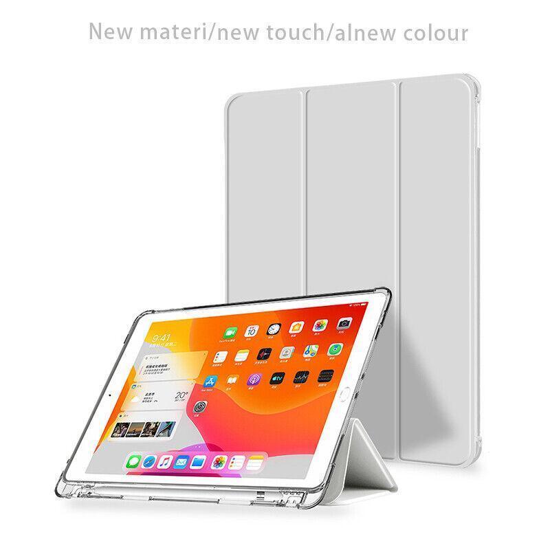 Shockproof Silicone iPad Air 4 Cover with Pencil Slot and Smart Wake - Maccha Green