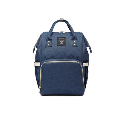 Luxury Multifunctional Diaper Nappy Backpack Maternity Mummy Changing Bag - Purple