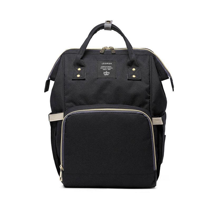 Luxury Multifunctional Diaper Nappy Backpack Maternity Mummy Changing Bag - Wavy Grain