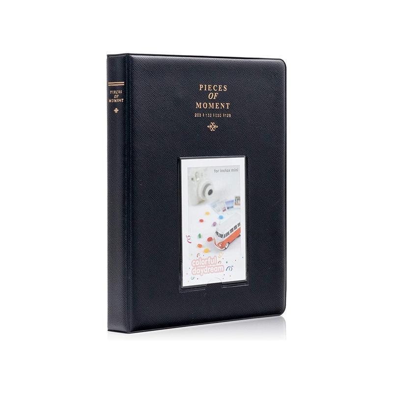 128 Pockets Album Case Storage For Polaroid Photo FujiFilm Camera Film - Lake Blue