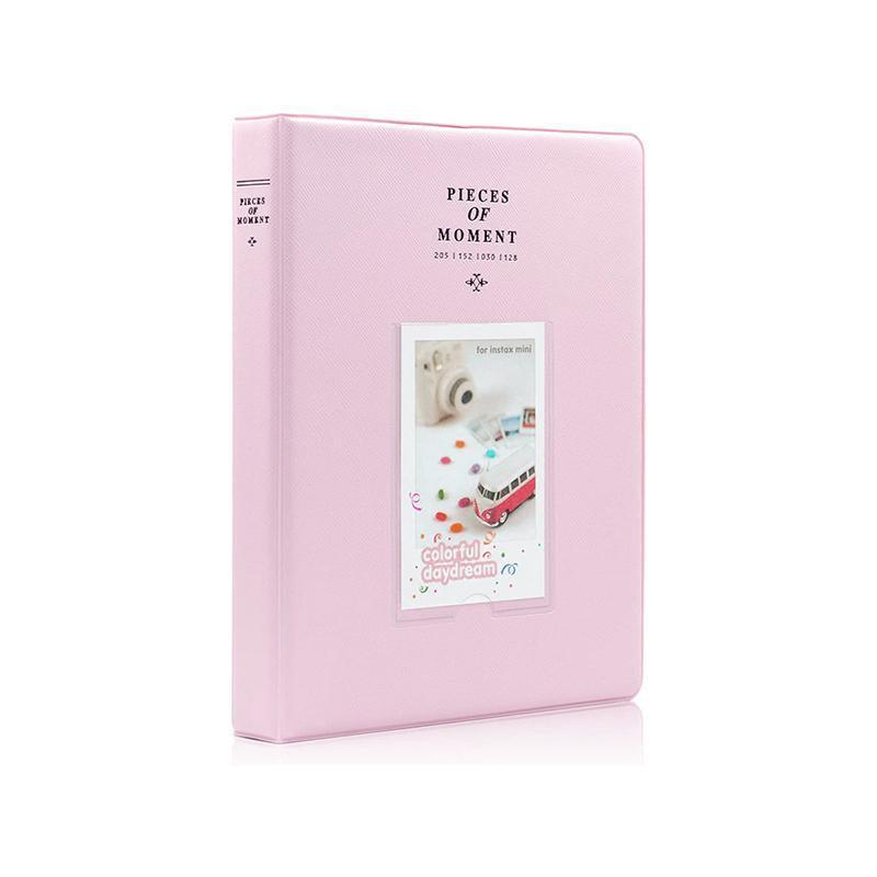 128 Pockets Album Case Storage For Polaroid Photo FujiFilm Camera Film - Blue