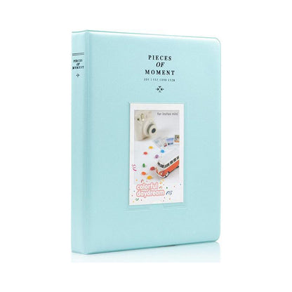 128 Pockets Album Case Storage For Polaroid Photo FujiFilm Camera Film - Blue