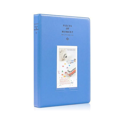 128 Pockets Album Case Storage For Polaroid Photo FujiFilm Camera Film - Blue