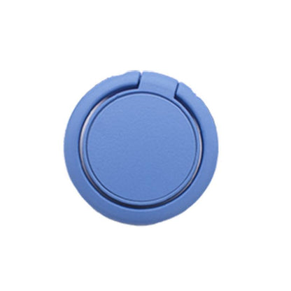 NEW 1PC Ring Mobile Phone Holder Solid Color Ring Bracket 360 Rotation - Blue