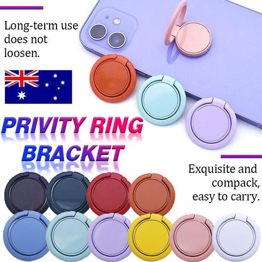 NEW 1PC Ring Mobile Phone Holder Solid Color Ring Bracket 360 Rotation - Dark Green