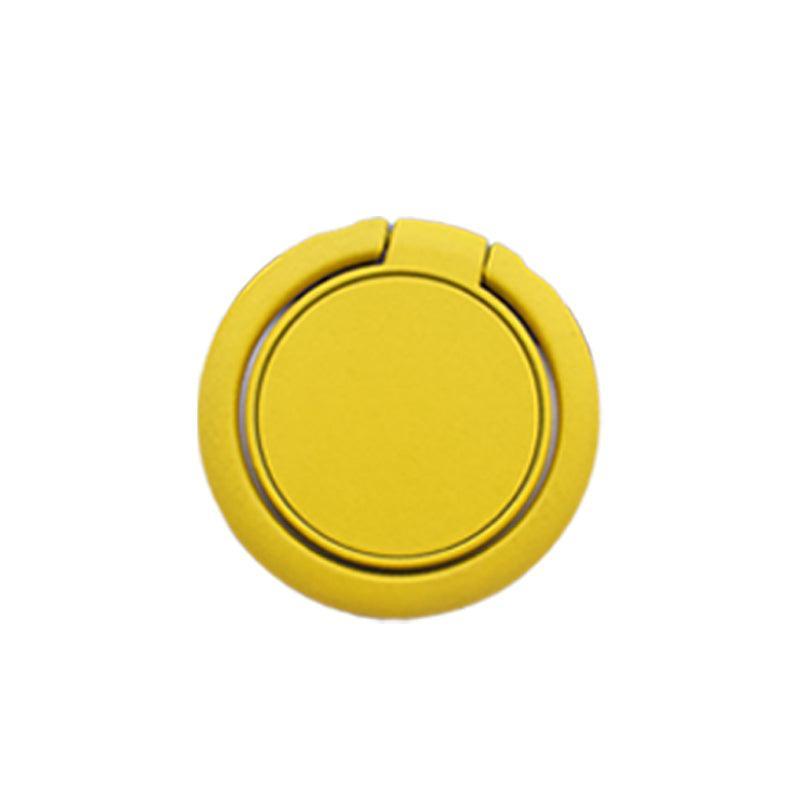 NEW 1PC Ring Mobile Phone Holder Solid Color Ring Bracket 360 Rotation - Red