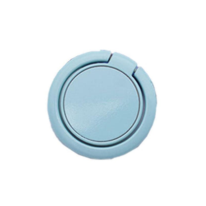NEW 1PC Ring Mobile Phone Holder Solid Color Ring Bracket 360 Rotation - Yellow
