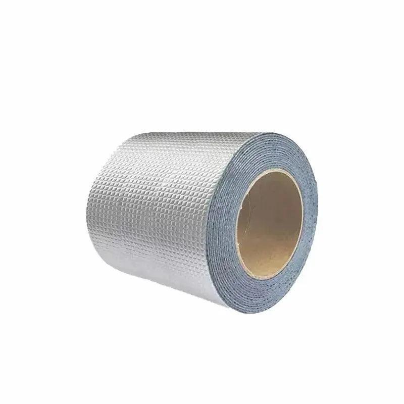 5M Waterproof Tape Butyl Rubber Aluminium Foil Roof Pipe Caravan Repair Flashing - 5cm* 5m* 1 Unit