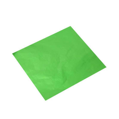 100PCS Tin Foil Aluminium Wrapping Square Chocolate Wrappers 15CM - Pink/Gloss