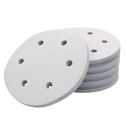 100x 123mm 6/8-Hole Sanding Discs Hook Loop Orbital Sander Pads 80 120 240 Grit - 400 Grits（8-Hole）