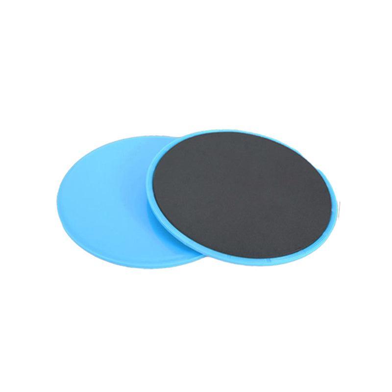 2PCS Core Sliding Discs Fitness Sliders for Home Gym Yoga Gliding Exercise 17cm - Black