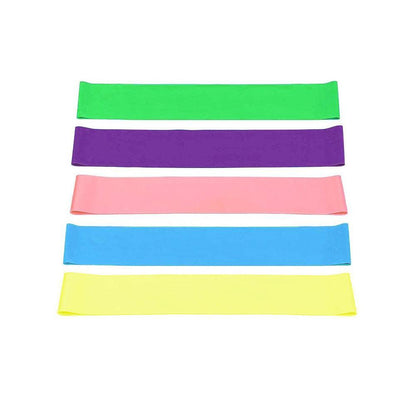 1.5m Elastic Yoga Stretch Resistance Bands Exercise Fitness Band Theraband - Purple