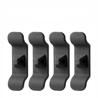 Cord Organizer Wrap Holder 4pcs Kitchen Appliance Cable Winder Adhesive Clip - 4PCS Black