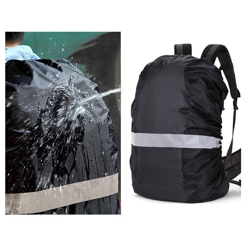XS Outdoor Foldable Backpack WaterProof Rain Cover Rucksack Camping Travel Bag - Blue