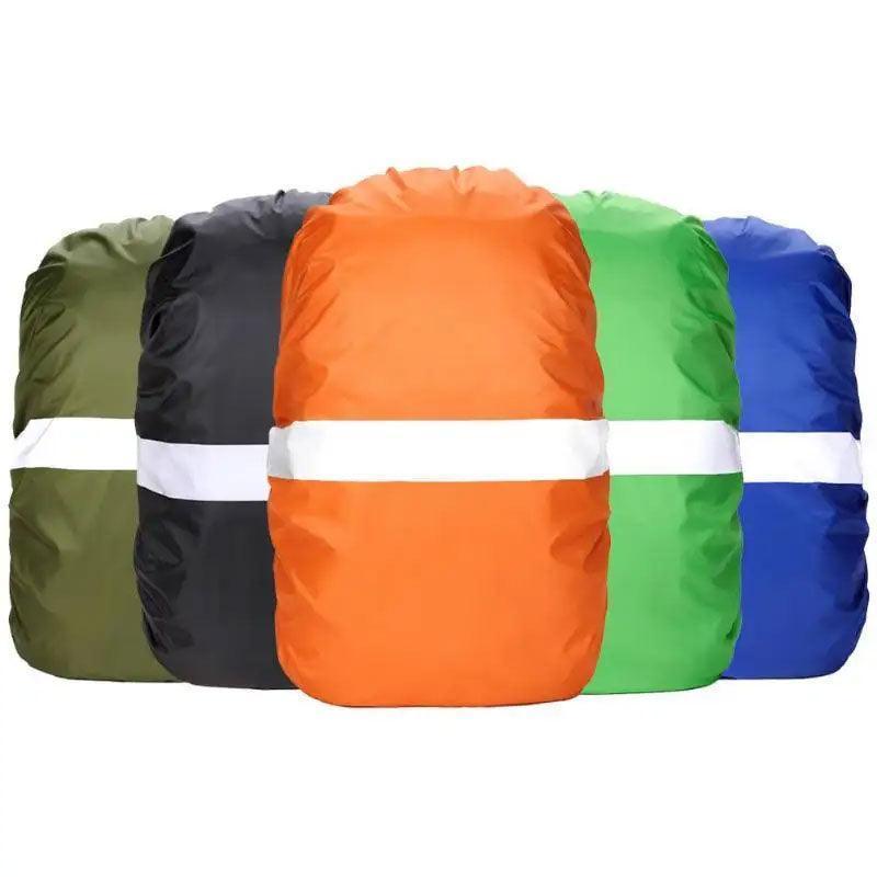 M Size Outdoor Foldable Backpack WaterProof Rain Cover Rucksack Camping Travel Bag - Blue