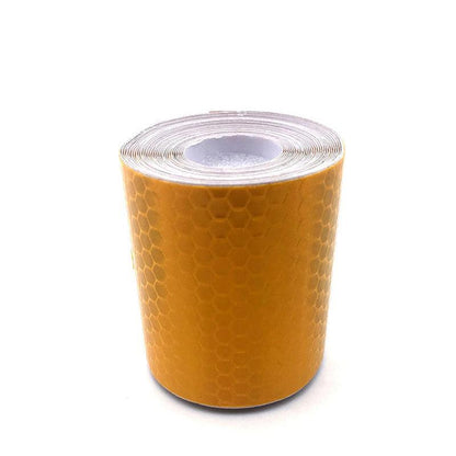 3m Reflective Warning Tape Adhesive Sticker Roll for Car Truck Strip Marking Use - Yellow