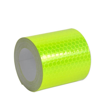 3m Reflective Warning Tape Adhesive Sticker Roll for Car Truck Strip Marking Use - Fluorescent Yellow