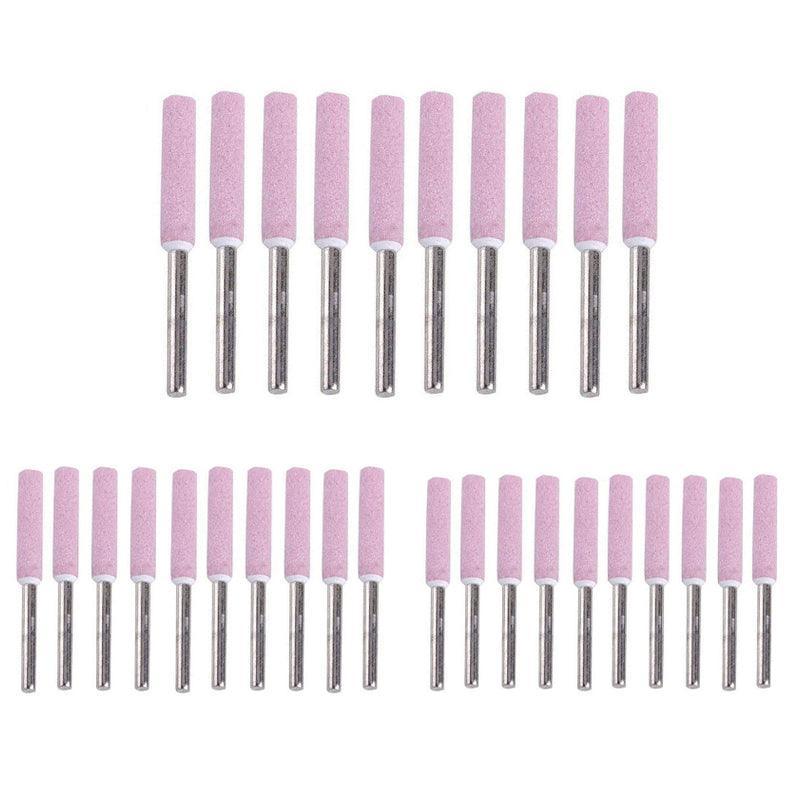 10 Pack Chain Tool Sharpener Grinding Stones for Rotary Bit Kits 4/4.8/5.5mm - 3MM X 5.5MM