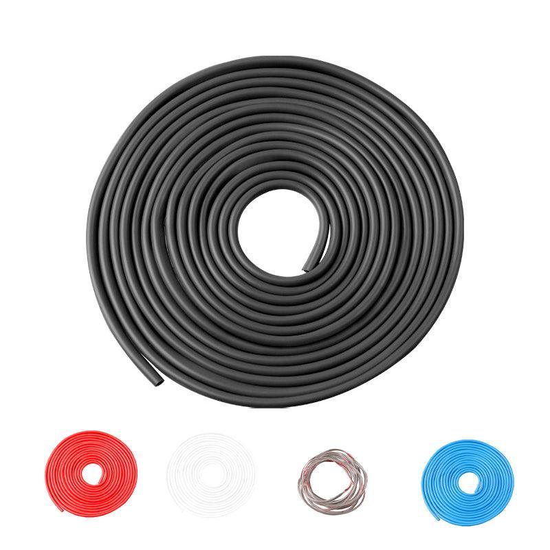 5M Car Door Edge Protector Strip Anti-Scratch Protection Rubber Trim Seal Au - Black