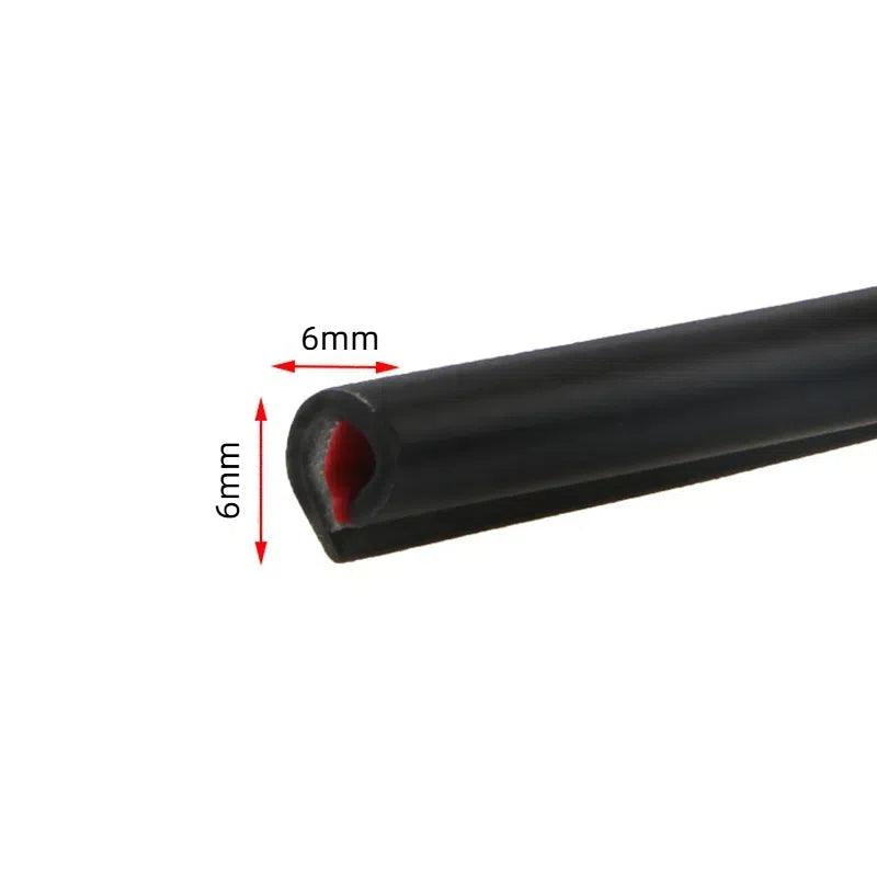 5M Car Door Edge Protector Strip Anti-Scratch Protection Rubber Trim Seal Au - Grey