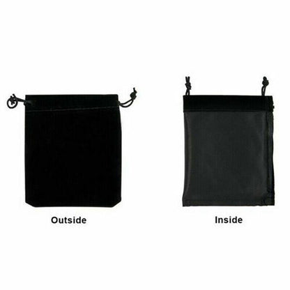 50X Small Velvet Cloth Drawstring Bags Gift Bag Jewelry Ring Pouch Earring Favor 7x9 - Pink