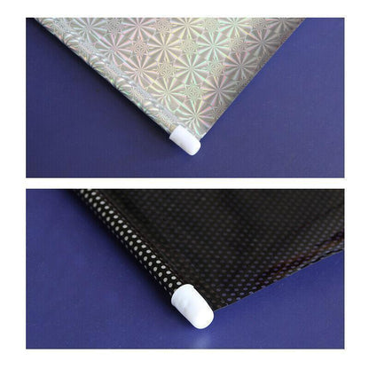 Black Roller Blinds Suction Cup Sunshade Blackout Curtains Car Home Window Curtains - 40 X 125 CM