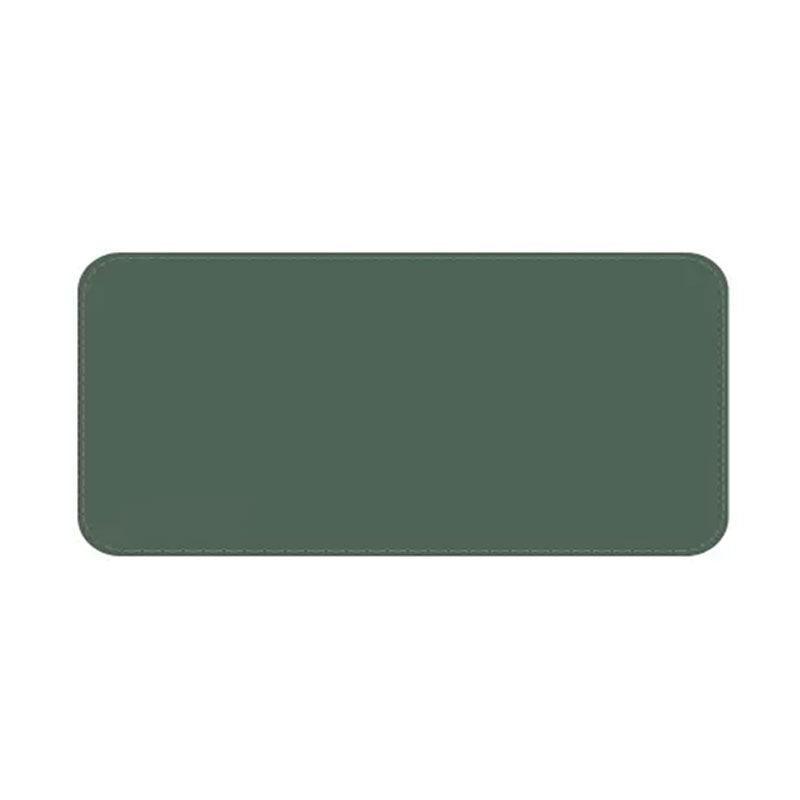 Large Leather Mouse Pad 80x40cm Desk Mat Gaming Extended Waterproof Anti Slip - Light Blue