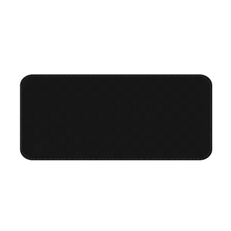 Large Leather Gaming Mouse Pad Waterproof Desk Keyboard Mat 120 x 60cm - Grey