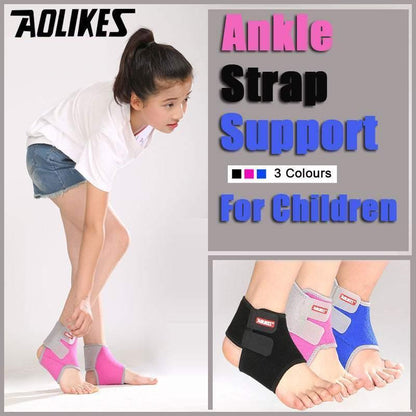 S Size AOLIKES One Pair Ankle Support Brace Wrap with Cushioned Pads - Rose Red- Small* 1 Pair
