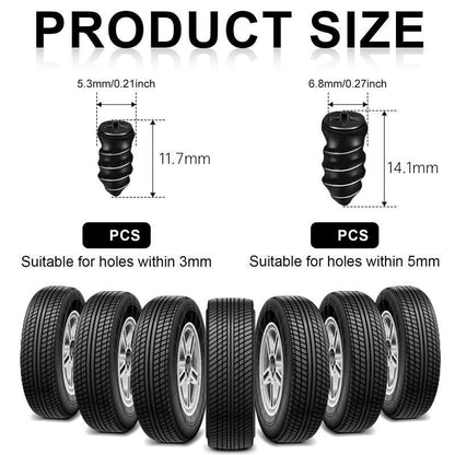 20PCS Vacuum Tyre Repair Nail Set Tire Repair Rubber Nail Tools For Car