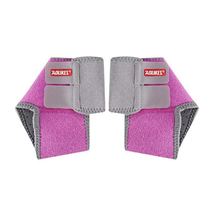 S Size AOLIKES One Pair Ankle Support Brace Wrap with Cushioned Pads - Black- Small* 1 Pair