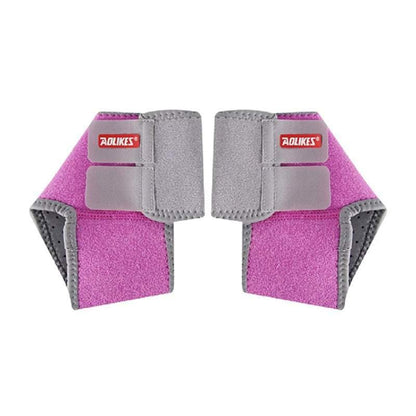 S Size AOLIKES One Pair Ankle Support Brace Wrap with Cushioned Pads - Blue- Small* 1 Pair