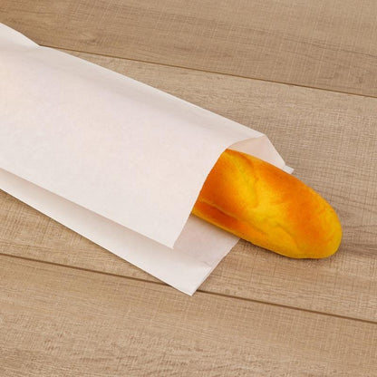1000PCS Oil-Proof Large Paper Bags (31x13x5CM) for Bakery & Food