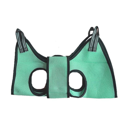Small Pet Grooming Sling Hammock Dog Cat Restraint Bag Trimming Light Green - S