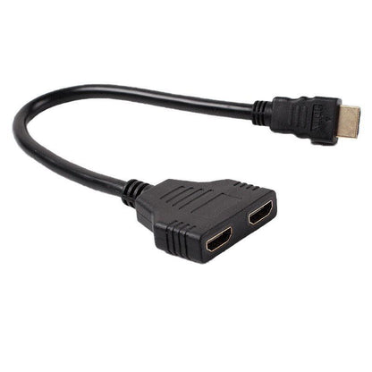 HDMI Splitter 1 In 2 Out Cable Adapter Converter 1080 Multi Display Duplicator