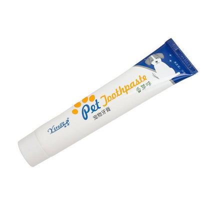 Beef Flavor Edible Pet Dog Cat Toothpaste Teeth Cleaning Care Oral Hygiene