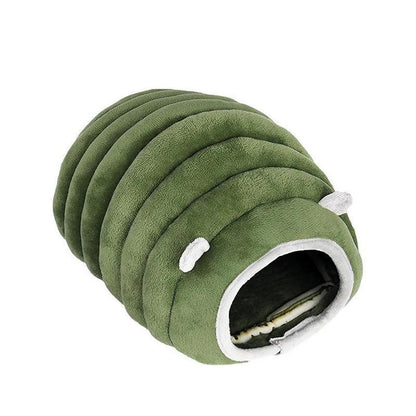 Soft Small Animal Guinea Pig Cozy Warm Pet Tent Hamster House Hideout Cave Bed - Grey-Stump