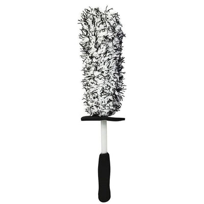 Car Wheel Cleaning Brush Tool Alloy Soft Bristle - Black+White