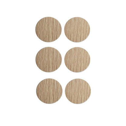 54 X Self Adhesive Decorative Screw Cover Caps Holes Cams Furniture Kitchen 20mm - PC 002