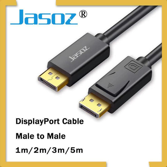 DisplayPort Cable 4K DP to DP Male to Male Lead for PC Monitor Projector 1M–5M - 1 M