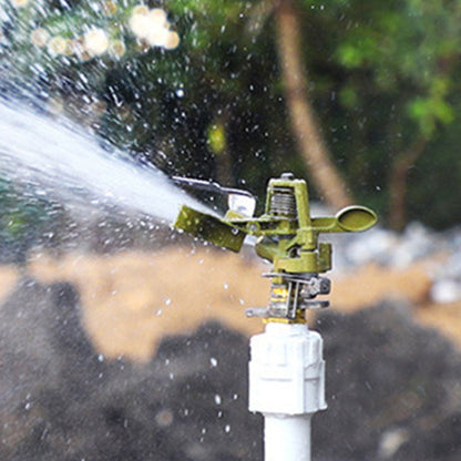 360 Degrees Alloy Sprinkler Head Garden Lawn Rotating Nozzle Adjustable Angle Durable