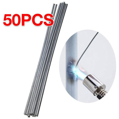 10-50X Aluminium Low Temp Welding Rods Durable Flux Cored Brazing Repair Sticks - 2*330mm 10PCS
