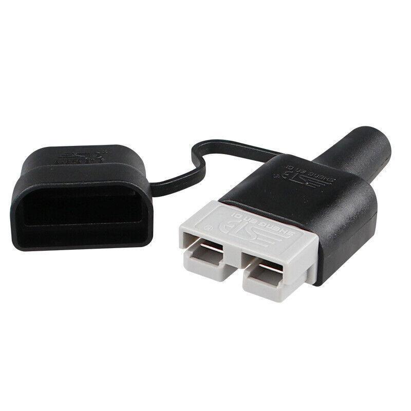 4Pcs Waterproof 50A Anderson Plug Dust Cable Sheath Cover Black With Cap New Au