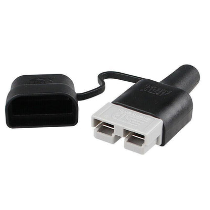 4Pcs Waterproof 50A Anderson Plug Dust Cable Sheath Cover Black With Cap New Au