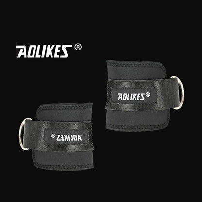 Aolikes Weight Lifting Ankle D-Ring Strap Cable Kickbacks Attachment Gym Leg - Right