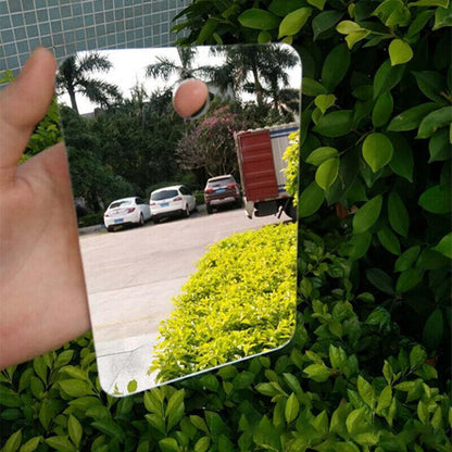 Fogless Polycarbonate Shower Mirror 172×132mm Anti-Fog Shaving Mirror
